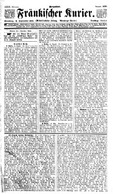 Fränkischer Kurier Dienstag 3. September 1872