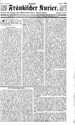 Fränkischer Kurier Freitag 13. September 1872