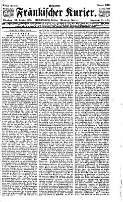 Fränkischer Kurier Sonntag 13. Oktober 1872