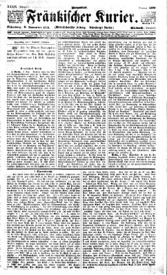 Fränkischer Kurier Mittwoch 6. November 1872