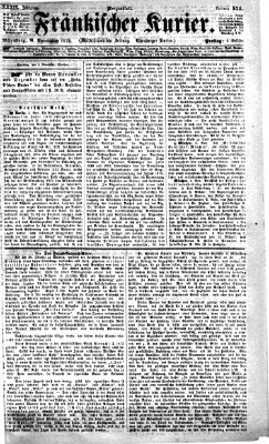 Fränkischer Kurier Freitag 8. November 1872