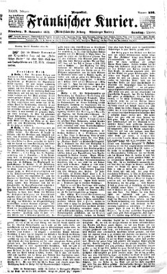 Fränkischer Kurier Samstag 9. November 1872