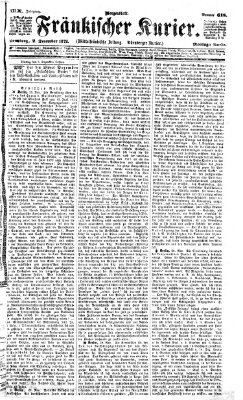 Fränkischer Kurier Montag 2. Dezember 1872