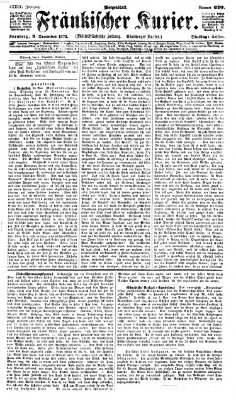 Fränkischer Kurier Dienstag 3. Dezember 1872