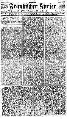 Fränkischer Kurier Montag 23. Dezember 1872