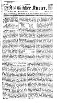 Fränkischer Kurier Mittwoch 15. Januar 1873