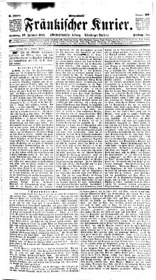 Fränkischer Kurier Freitag 17. Januar 1873