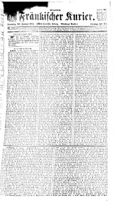 Fränkischer Kurier Montag 20. Januar 1873