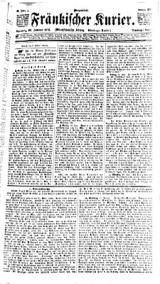 Fränkischer Kurier Dienstag 21. Januar 1873