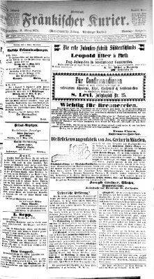 Fränkischer Kurier Montag 3. März 1873