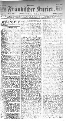 Fränkischer Kurier Freitag 7. März 1873