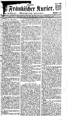 Fränkischer Kurier Sonntag 16. März 1873