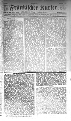 Fränkischer Kurier Sonntag 23. März 1873