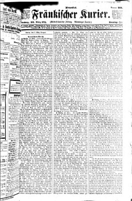 Fränkischer Kurier Sonntag 30. März 1873