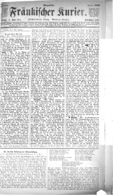 Fränkischer Kurier Sonntag 4. Mai 1873