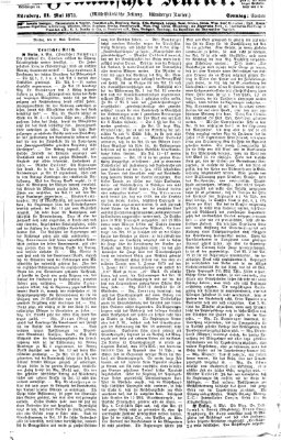 Fränkischer Kurier Sonntag 11. Mai 1873