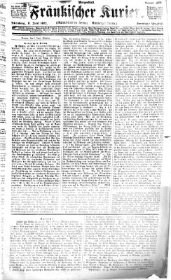 Fränkischer Kurier Sonntag 1. Juni 1873