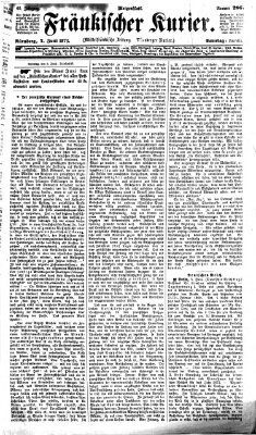 Fränkischer Kurier Samstag 7. Juni 1873