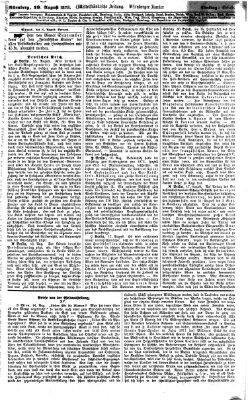 Fränkischer Kurier Dienstag 19. August 1873