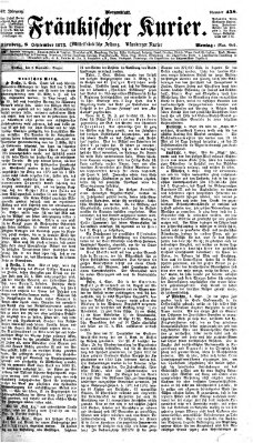 Fränkischer Kurier Montag 8. September 1873