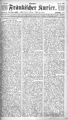 Fränkischer Kurier Mittwoch 17. September 1873