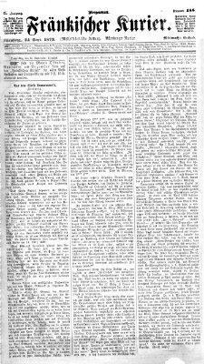 Fränkischer Kurier Mittwoch 24. September 1873