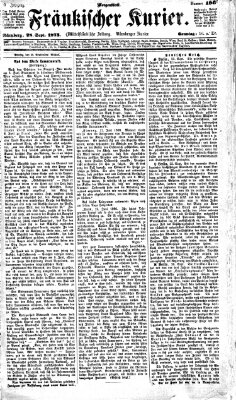 Fränkischer Kurier Sonntag 28. September 1873