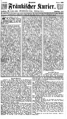 Fränkischer Kurier Samstag 18. Oktober 1873