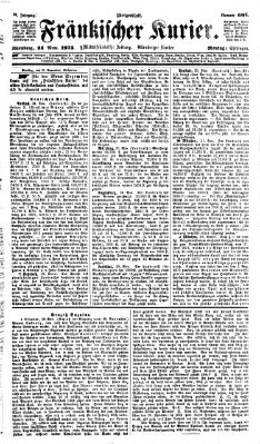 Fränkischer Kurier Montag 24. November 1873