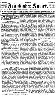 Fränkischer Kurier Donnerstag 4. Dezember 1873