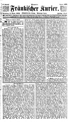 Fränkischer Kurier Freitag 5. Dezember 1873