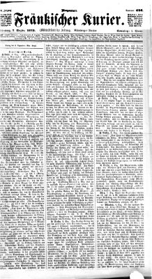 Fränkischer Kurier Sonntag 7. Dezember 1873