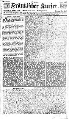 Fränkischer Kurier Montag 8. Dezember 1873