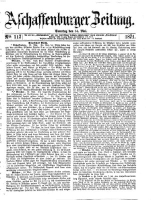 Aschaffenburger Zeitung Sonntag 14. Mai 1871