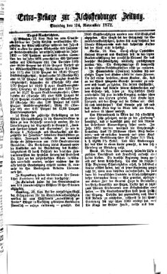 Aschaffenburger Zeitung Sonntag 24. November 1872