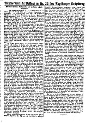 Augsburger Postzeitung Samstag 16. September 1871