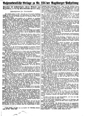 Augsburger Postzeitung Mittwoch 4. Oktober 1871