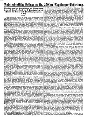 Augsburger Postzeitung Freitag 20. Oktober 1871