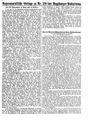 Augsburger Postzeitung Mittwoch 6. Dezember 1871