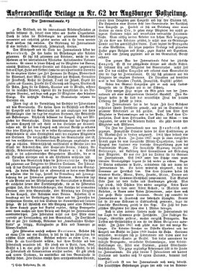 Augsburger Postzeitung Montag 11. März 1872
