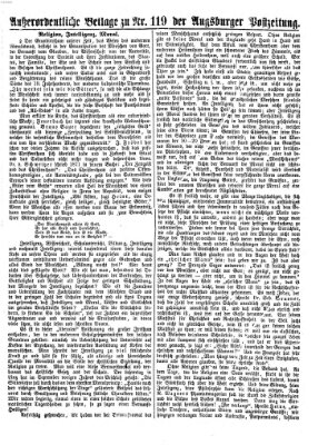 Augsburger Postzeitung Samstag 18. Mai 1872