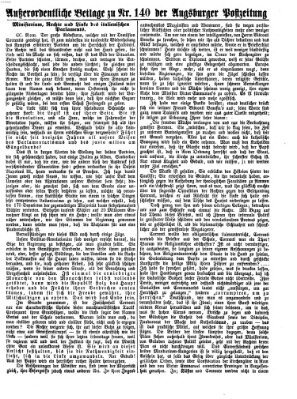 Augsburger Postzeitung Donnerstag 13. Juni 1872