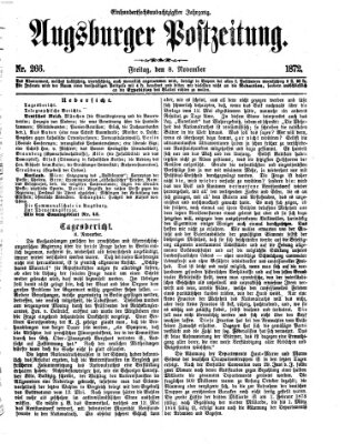 Augsburger Postzeitung Freitag 8. November 1872