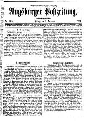 Augsburger Postzeitung Freitag 6. Dezember 1872