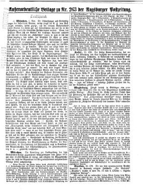 Augsburger Postzeitung Dienstag 5. November 1872