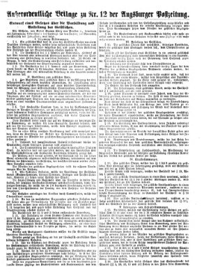 Augsburger Postzeitung Dienstag 14. Januar 1873