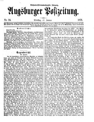 Augsburger Postzeitung Dienstag 28. Januar 1873