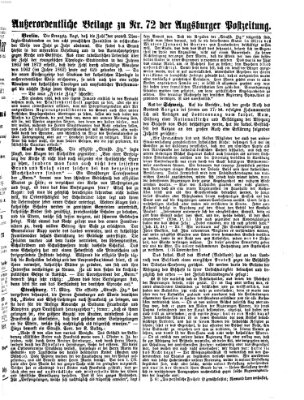 Augsburger Postzeitung Dienstag 25. März 1873