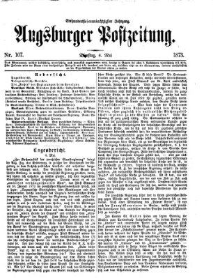 Augsburger Postzeitung Dienstag 6. Mai 1873