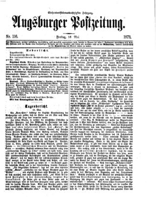 Augsburger Postzeitung Freitag 16. Mai 1873